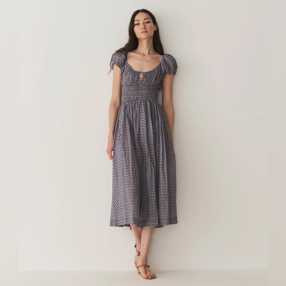 Doen Quinn dress in dahlia ikat XL